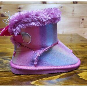 Brand New - US & Sports- Little Girls Pink Toddler Boots Size 9